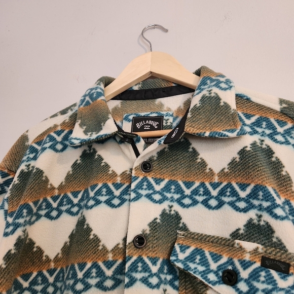 Billabong Furnace Flannel Fleece Jacket | Adventure Division | Large, Southwest - Picture 8 of 15